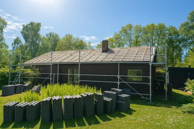 Takbyte på villa – exempel på utfört takarbete